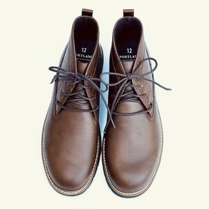 NEW Portland by Portland Boot Company Men's Chukka Boots Brown Size‎ 12 US
